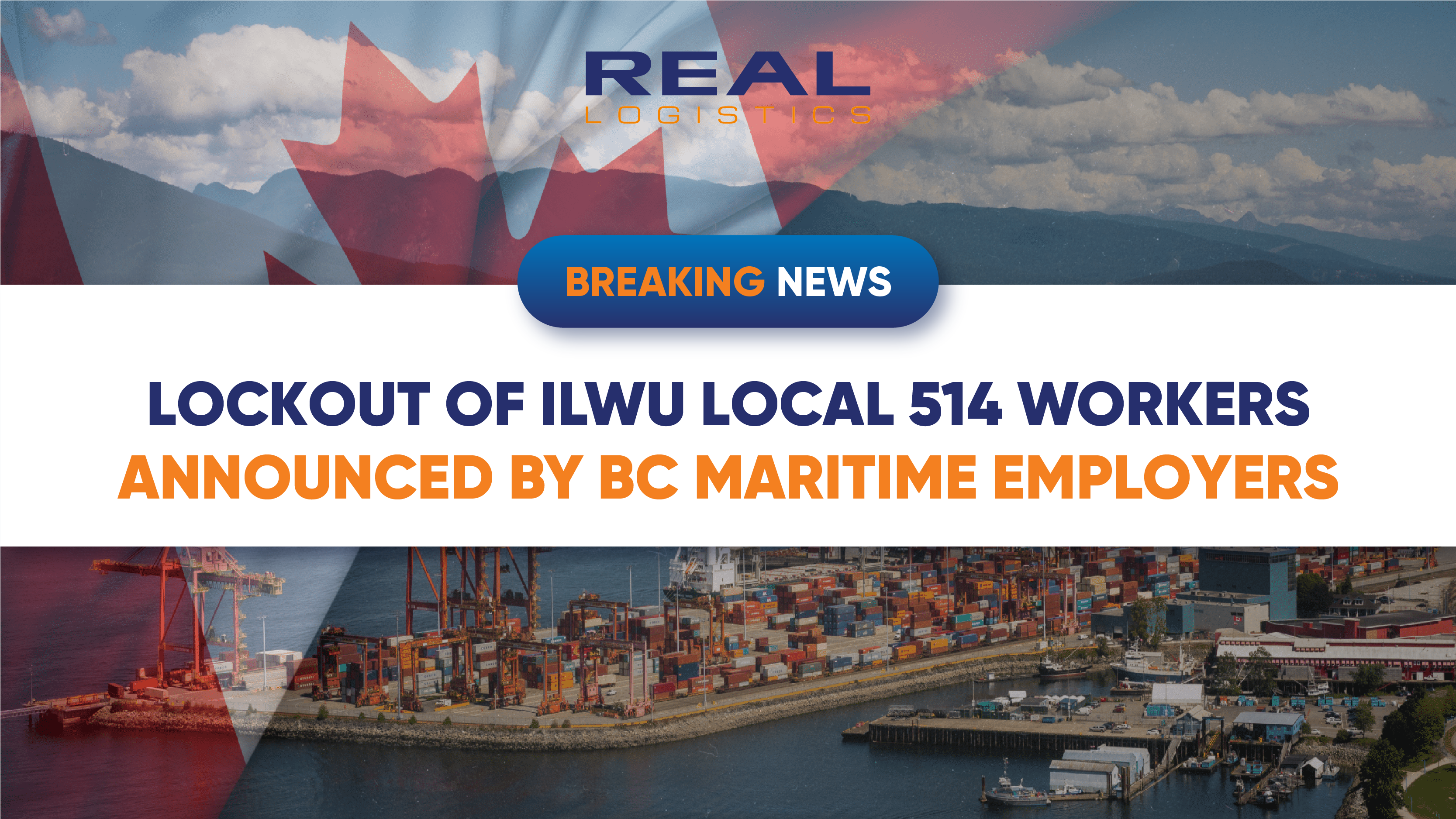 Canada’s west coast ports face a lockout following ILWU Local 514’s strike notice